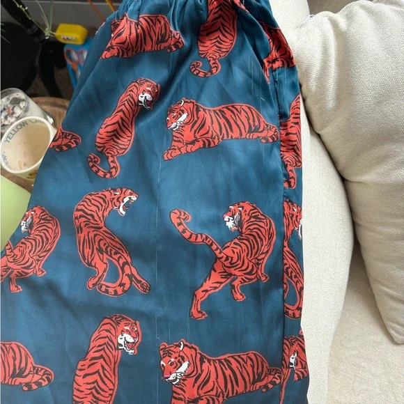 Dressed in LALA - Satin Playsuit in Wild Woman - Picture 5 of 6